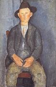 Amedeo Modigliani The Little Peasant (mk39) oil painting
